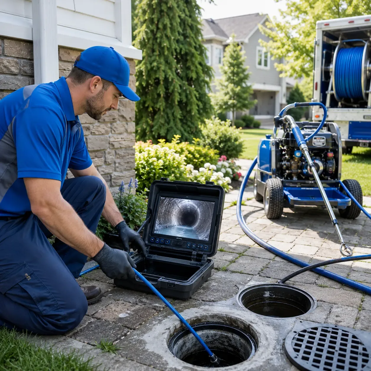 Outdoor drain cleaning professionals serving Arnold, CA